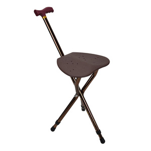 Bastón plegable Ricof para personas mayores, capacidad de carga de 300 libras, altura ajustable, aleación de aluminio, antideslizante, ayuda para caminar - Product Image 4