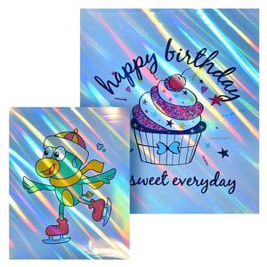 Inkjet Printing Label <b>Sticker</b> Colorful Holographic Inkjet <b>Sticker</b> Roll Materials Inkjet Custom Size - Product Image 2