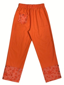<span class=keywords><strong>Pantalon</strong></span> pour <span class=keywords><strong>femme</strong></span> tendance, ample et confortable, grande <span class=keywords><strong>taille</strong></span>, <span class=keywords><strong>pantalon</strong></span> de costume avec empiècements en dentelle, idéal pour les fêtes, les vacances, décontracté, coupe droite - Product Image 3