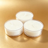 Bougies chauffe-plat blanches en vrac pour table de mariage