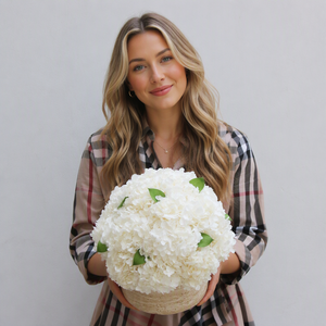 Centrotavola per Matrimoni, Bouquet di Fiori Naturali Eterni, Rose Bianche Immortali Conservate <span class=keywords><strong>in</strong></span> <span class=keywords><strong>Vaso</strong></span> di Travertino - Product Image 5