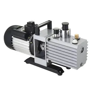 2XZ-4 Dual Stage Oil Sealed High Pressure Sliding Rotary Vane Vacuum Pump High Quality And Good Price Refrigeration Tools