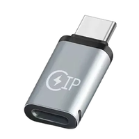 Nouveau convertisseur 8 broches Type C femelle vers adaptateur pour iPhone vers USB C adaptateur 8 broches femelle vers USB C mâle adaptateur