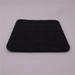Coussinets en caoutchouc antidérapants de haute qualité, 50 pièces, tampons personnalisés résistant à l'humidité, couleur noire