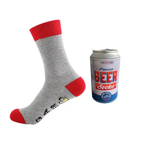 Chaussettes en coton style streetwear américain et européen pour le dropshipping – Chaussettes amusantes et mignonnes pour jeunes hommes et femmes – Coffret cadeau bière, mode décontractée - Product Image 3