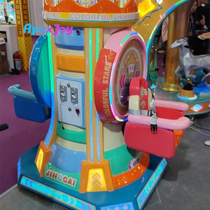 ApexJoy Nuevo Juego de Columpios Eléctricos de Alta Calidad que Funciona con Monedas, para Niños, Comercial, con Diseño de Rueda de la Fortuna, Construcción Metálica, en Inglés - Product Image 3