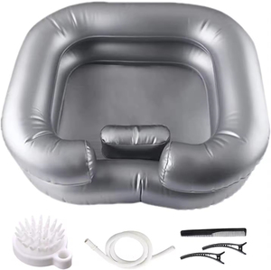 Lavabo Inflable Portátil de PVC para Lavar el Cabello, Fácil de Usar, para Personas Mayores y con Discapacidad - Product Image 2