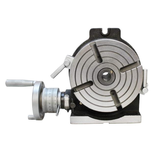 OLIMA High Precision Vertical/Horizontal Rotary Tables HV-4"/5"/6"/8"/10"/12"/16"Manual Rotary Tables for Milling Machines