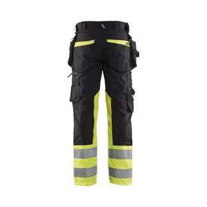 BLAKLADER - 199413309933C148 Pantalon haute visibilité jambes fuselées noir/jaune-EAN 7330509667668 HI-VIS WORKWEAR - Product Image 2