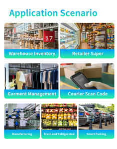 New Android 13 dữ liệu Collector <span class=keywords><strong>PDA</strong></span> Máy Quét Mã Vạch bãi đậu xe vé nhãn dán Máy in hóa đơn nhiệt <span class=keywords><strong>PDA</strong></span> với NFC <span class=keywords><strong>RFID</strong></span> <span class=keywords><strong>Reader</strong></span> - Product Image 5