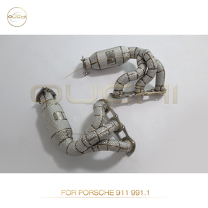 Pièces de tuyau de descente de collecteur d'acier inoxydable de ventes d'usine d'Ouchi pour Porschi Carrera 991.1 2012-2016 <span class=keywords><strong>911</strong></span> pièces d'échappement d'automobile - Product Image 4