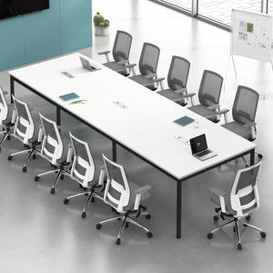 Mesa de Conferencia Rectangular Moderna para Oficina, Reuniones y Capacitación, Estable, de Alta Calidad, Venta Directa de Fábrica - Product Image 3