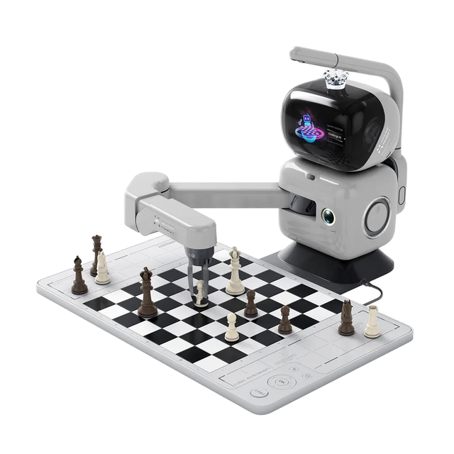 Yuan Radish SenseRobot AI Chess Robot Educational Metal Device WiFi 10-Level AI (ELO200-2900) 1200+ Exercises Sparring 5.5" LCD