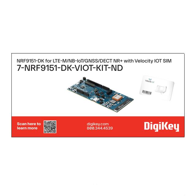 NRF9151-DK-VIOT EVAL BOARD FOR NRF9151 + SIM