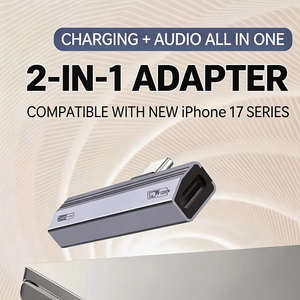 Adaptateur USB Type C <span class=keywords><strong>vers</strong></span> prise jack 3,5 mm 10W, charge rapide, <span class=keywords><strong>convertisseur</strong></span> <span class=keywords><strong>audio</strong></span> USB-C 2 en 1 pour iPhone 15 16 17 Samsung - Product Image 4