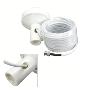Antenne GPS extérieure 1575,42 MHz 25-30 dBi 5 W pour la réception de signaux GNSS, avec câble RG58 de 10 m, extrémité du connecteur BNC-mâle - Product Image 5