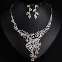 Ensemble collier et boucles d'oreilles TIANSHE Europe Amérique pour femmes, accessoires de mode vintage haut de gamme, vente en gros