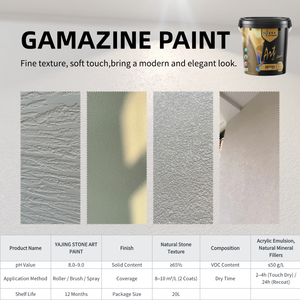 Pintura Graphiato por Método de Raspado, Revestimiento de Textura Acrílica para <span class=keywords><strong>Acabado</strong></span> Plano-Medio, Crea una Película de Pintura Decorativa Artística en la Pared - Product Image 5