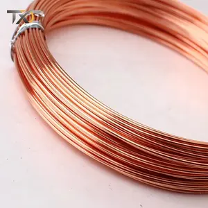 Mejor precio 99,9 bobina de cobre puro alambre eléctrico cobre esmaltado 10mm alambre de cobre para Cable eléctrico