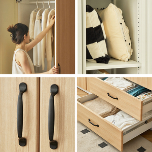 Metal Steel Wardrobe <strong>Closet</strong> with Hanging Rod and Shelves Practical Clothes Storage for Apartments and <strong>Shared</strong> Rooms - Product Image 3