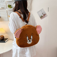 Sac en peluche mignon, nouveau sac à main pour filles d'automne, sac à bandoulière de poupée de dessin animé, sac à bonbons, sac en peluche