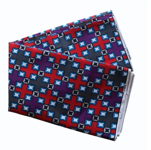 Tissu en popeline tissé à motif personnalisé, batik imprimé africain, tissu 100% coton
