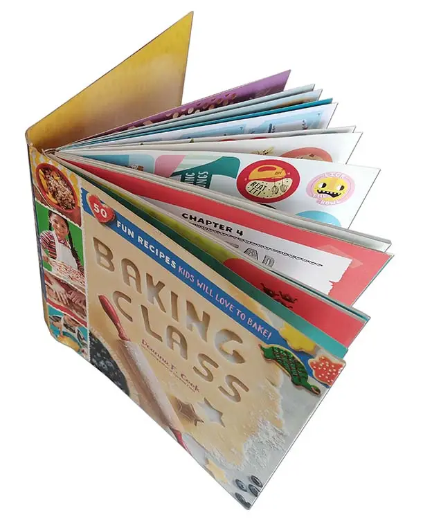 half concealed spiral binding Kids Learning Activity Books children printing service