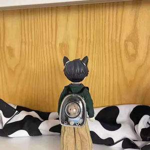 Miniatur lucu kucing hewan peliharaan Mini ransel Ruang 15 17cm rumah boneka bermain pura-pura mainan berbagai warna aksesoris boneka laborbu - Product Image 2