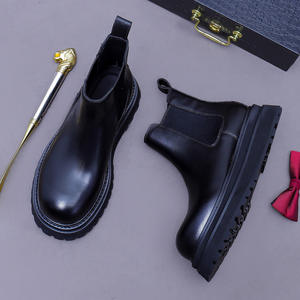 Bottes d'hiver personnalisables pour hommes 2025 en cuir véritable à bout pointu, légères pour l'été, en prévente, en cuir verni brillant - Product Image 6