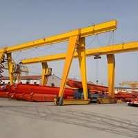 Pont roulant monopoutre MH avec palan électrique, grue portique mobile pour la manutention et le levage de matériaux en usine et entrepôt