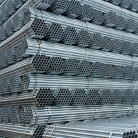 Tubería de Acero Galvanizado por Inmersión en Caliente ASTM A53 Grado B, Schedule 40, Longitud de 6 m, para Andamios y Construcción de Edificios