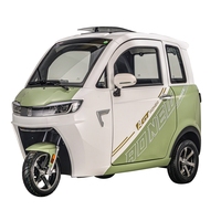 EEC COC approuvé 60V1500W 45 km/h mini voiture électrique bon marché chinoise avec caméra de recul