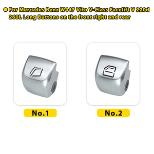 Para <span class=keywords><strong>Mercedes</strong></span> Benz W447 Vito Clase V OE 2059056811 Tapa de Reparación del Interruptor del Botón de Control de la Ventanilla Delantera Derecha del Pasajero - Product Image 3