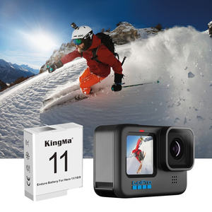 KingMa <span class=keywords><strong>batterie</strong></span> de remplacement Li-ion Enduro <span class=keywords><strong>batterie</strong></span> et kit de chargeur pour <span class=keywords><strong>Gopro</strong></span> Hero 9 hero 10 Black Camera - Product Image 5