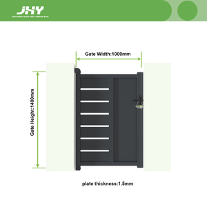 Porte extérieure simple battante en aluminium de haute qualité, structure stable, 1x1,<span class=keywords><strong>4m</strong></span> - Product Image 2