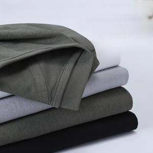 180g di vendita all'ingrosso di fascia personalizzata Oversize 3d ricamo t-shirt di tendenza di personalizzazione che attraversa magliette da lavoro con logo stampato - Product Image 5