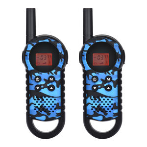 <span class=keywords><strong>Talkie</strong></span>-<span class=keywords><strong>walkie</strong></span> portable UHF 400-470 MHz avec écran LCD rétroéclairé vert, portée de 3-5 <span class=keywords><strong>km</strong></span>, <span class=keywords><strong>80</strong></span> canaux, prise pour écouteurs, 3 piles AAA, 0,5 W, pour enfants - Product Image 2