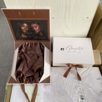 Boîte cadeau rigide en papier magnétique pliable de luxe sur mesure pour emballage
