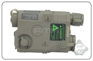 FMA AN/PEQ-15 Caixa elétrica + Luz Indicadora Laser Verde Caça ao ar livre Lanterna Laser Verde (BK/DE/FG) TB544