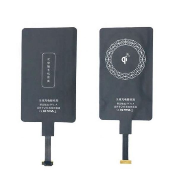 High Quality Compatible Coil Fast Charging  Wireless Charger Receiver Charging Adapter Receptor Receiver for All Mobile Phone