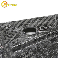 Pour M4/M3 G82/G83 – Cache-phare en fibre de carbone mate pour compartiment moteur, support de garniture de capot, plaque de rétrofit/amélioration