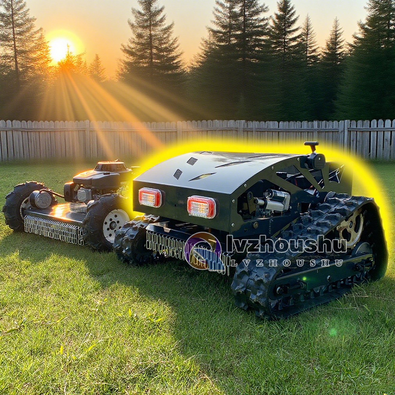 Robot Lawn Mower Heavy Duty Remote Control Mower 24V