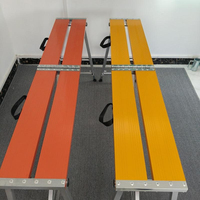 Échelle télescopique en alliage d'aluminium Ohuhu, tabouret portable, échafaudage, échelles extensibles, capacité de charge de 150 kg pour entrepôt