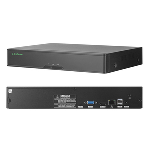 GR-N8036H2(AG) Enregistreur vidéo réseau 36 canaux 4K compatible avec 2 disques durs SATA, caméra IP 8MP, reconnaissance faciale, détection d'incendie, fonction IA intelligente - Product Image 1