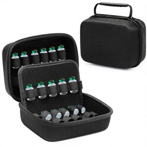 SANJIN - Organizador Refrigerador Portátil de EVA para 36 Viales de Insulina, 10 ml, con Correas Elásticas, Estuche de Protección para Péptidos - Product Image 1