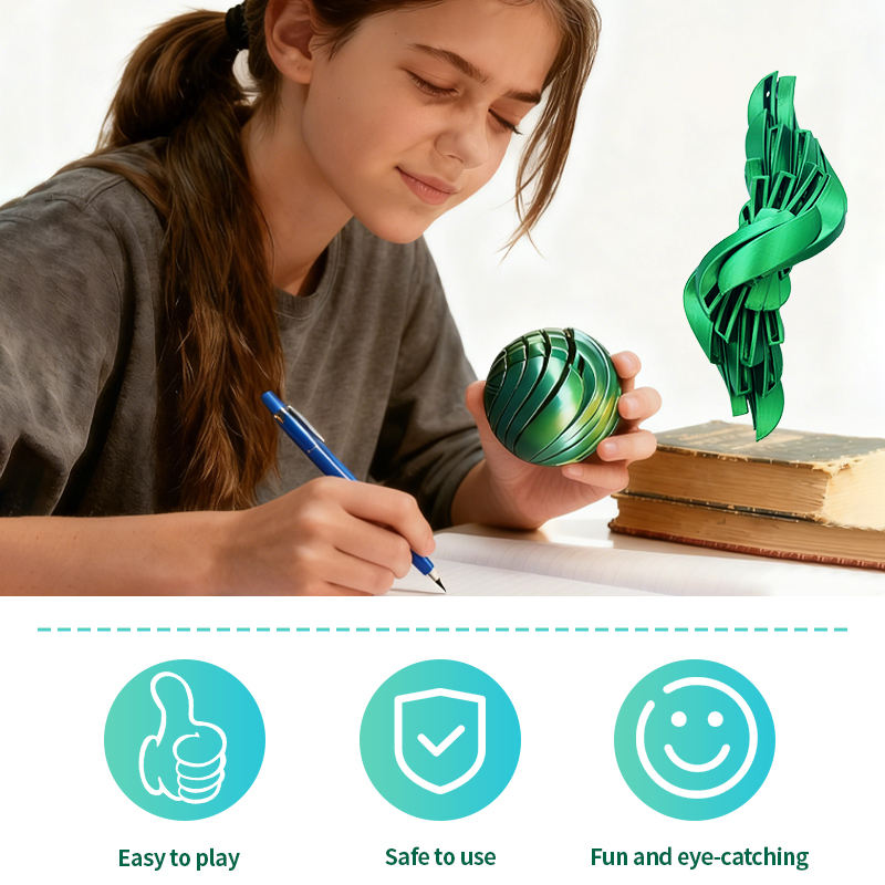 Slaimu Plastic Stress Ball-Squishy Sensory Fidget Toy for Anxiety Relief | Non-Toxic & Mess-Free