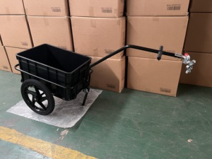 Remolque para <span class=keywords><strong>Bicicleta</strong></span> con <span class=keywords><strong>Caja</strong></span> Extraíble y Cubierta Impermeable, Remolques para Bicicletas - Product Image 6