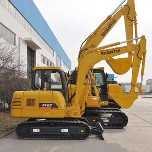 China Excavator 6 Ton SE60 Excavadora de tierra pequeña Mini excavadora con accesorios incluidos Motor Kubota - Product Image 5