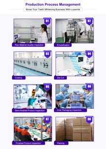 Luxsmile çözme yüksek kalite doğal beyaz gelişmiş prim Pap mor duyarlı V34 diş beyazlatma şeritler 6% - Product Image 6