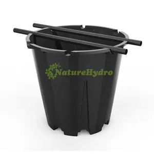 Pot 8 Gallon Plastic Dutch Bucket Round Hydroponic Plant Grow Pot